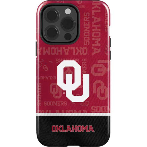 University of Oklahoma Split Jersey iPhone 13 Pro Impact Case