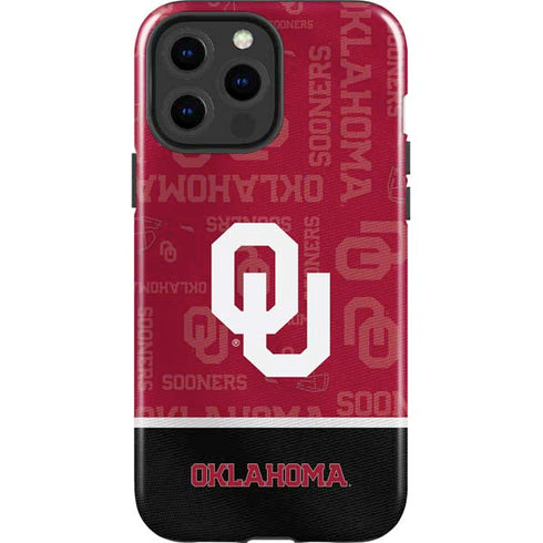 University of Oklahoma Split Jersey iPhone 13 Pro Max Impact Case