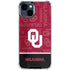 University of Oklahoma Split Jersey iPhone 14 Clear Case