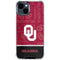 University of Oklahoma Split Jersey iPhone 14 Plus Clear Case