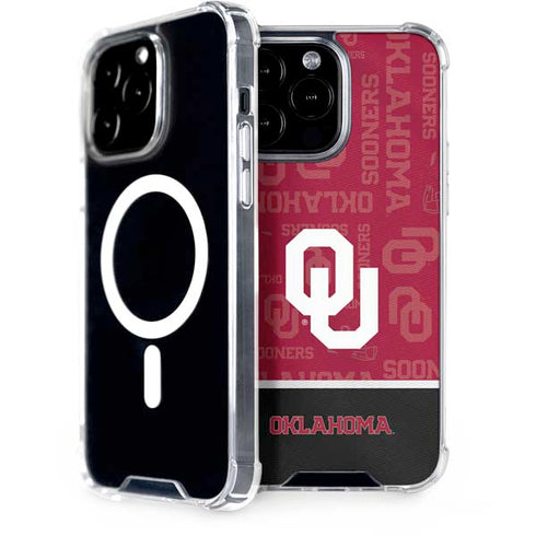University of Oklahoma Split Jersey iPhone 14 Pro Max MagSafe Case