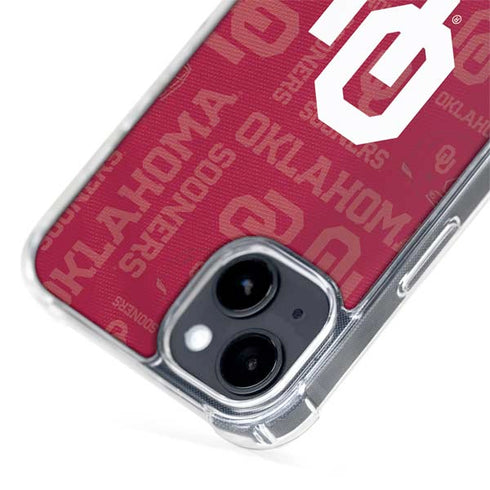 University of Oklahoma Split Jersey iPhone 15 MagSafe Case
