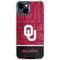 University of Oklahoma Split Jersey iPhone 15 Plus Clear Case