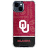 University of Oklahoma Split Jersey iPhone 15 Plus Clear Case