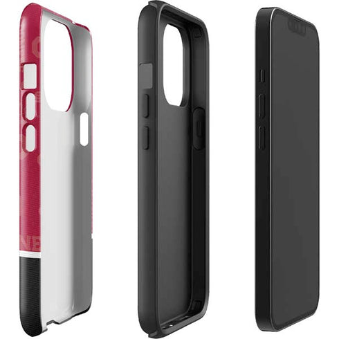 University of Oklahoma Split Jersey iPhone 15 Pro Impact Case