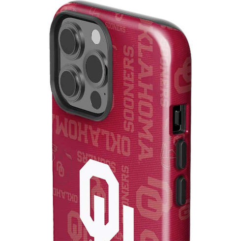 University of Oklahoma Split Jersey iPhone 15 Pro Max Impact Case