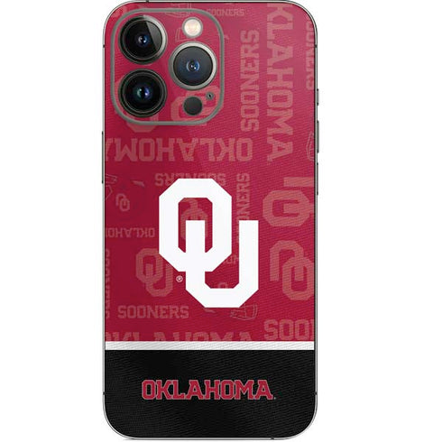 University of Oklahoma Split Jersey iPhone 15 Pro Skin