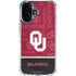 University of Oklahoma Split Jersey iPhone 16 Plus Clear Case