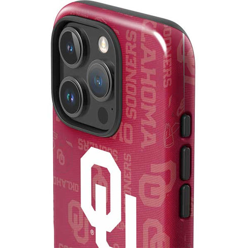 University of Oklahoma Split Jersey iPhone 16 Pro Impact Case