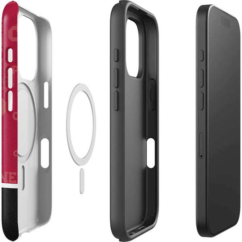 University of Oklahoma Split Jersey iPhone 16 Pro Magsafe Impact Case