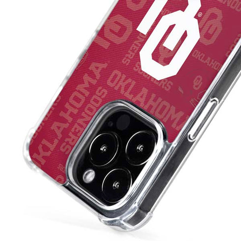 University of Oklahoma Split Jersey iPhone 16 Pro Max MagSafe Case