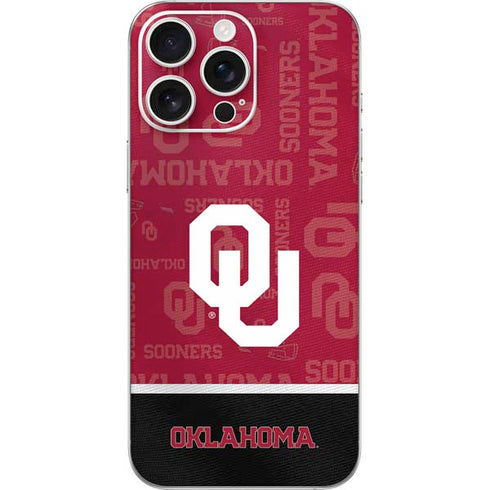 University of Oklahoma Split Jersey iPhone 16 Pro Max Skin
