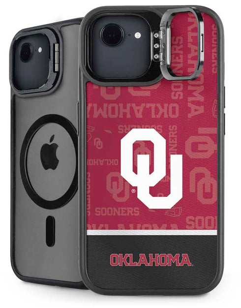 University of Oklahoma Split Jersey iPhone 16e Kickstand Case