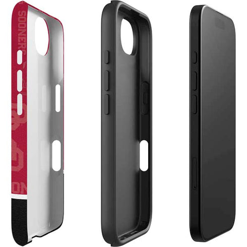 University of Oklahoma Split Jersey iPhone 16e Impact Case