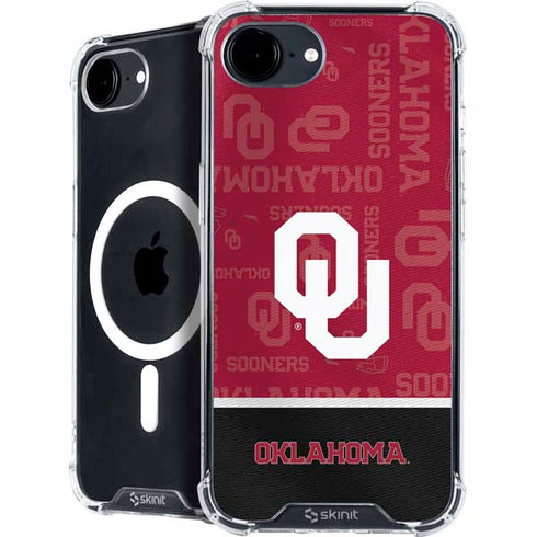 University of Oklahoma Split Jersey iPhone 16e MagSafe Case