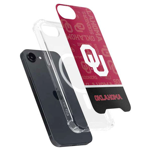 University of Oklahoma Split Jersey iPhone 16e MagSafe Case