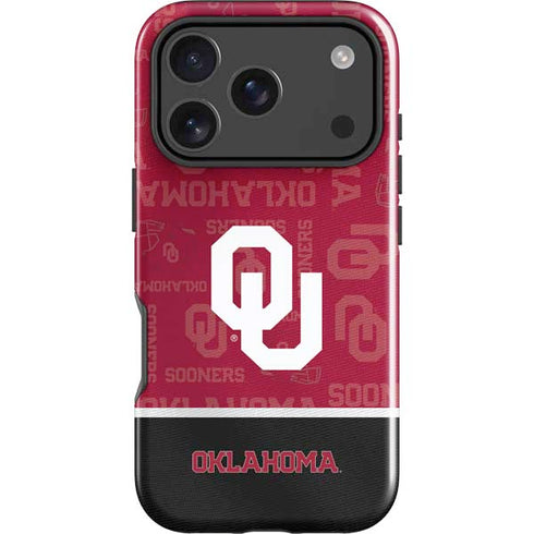 University of Oklahoma Split Jersey iPhone 18 Pro Impact Case