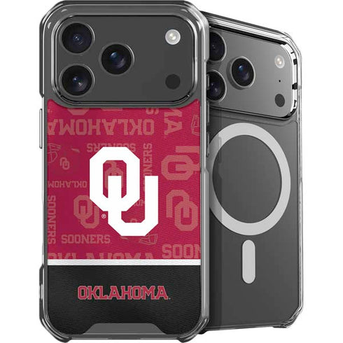 University of Oklahoma Split Jersey iPhone 18 Pro MagSafe Case