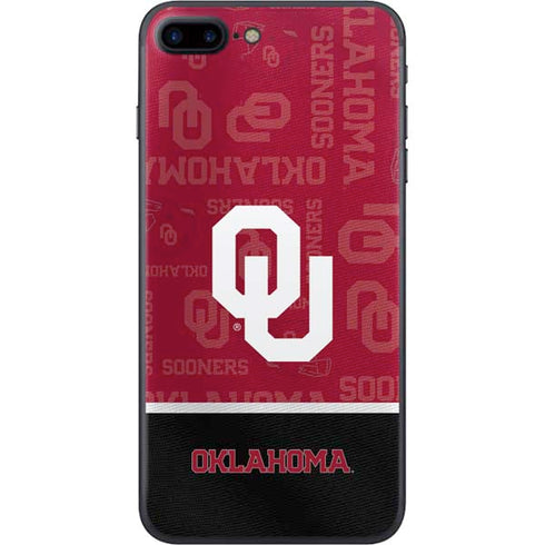 University of Oklahoma Split Jersey iPhone 8 Plus Skin