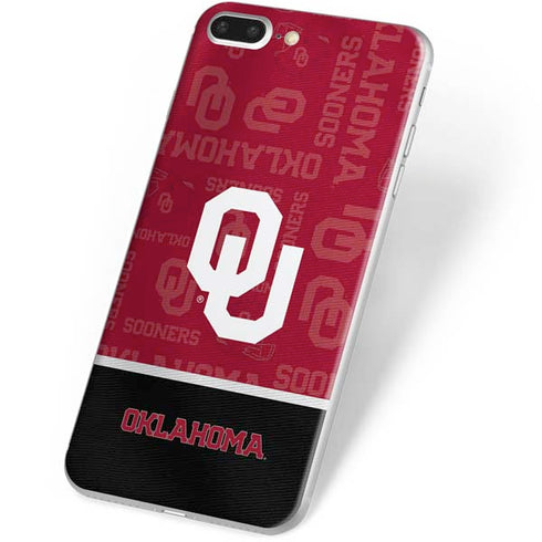 University of Oklahoma Split Jersey iPhone 8 Plus Skin