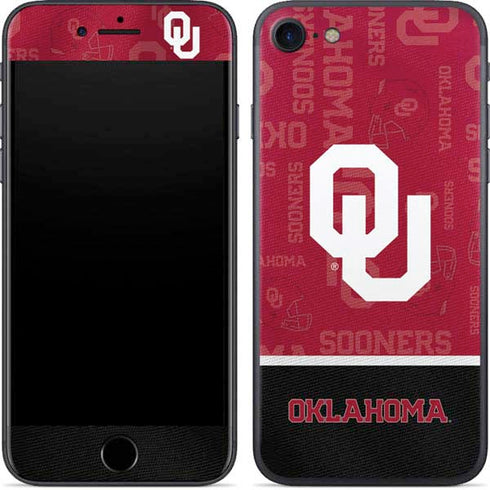 University of Oklahoma Split Jersey iPhone 8 Skin