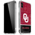 University of Oklahoma Split Jersey iPhone X/XS Clear Case