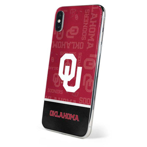 University of Oklahoma Split Jersey iPhone XS Max Skin