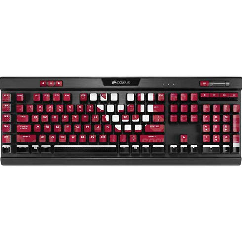 University of Oklahoma Split Jersey K95 RGB PLATINUM Mechanical Gaming Keyboard Skin