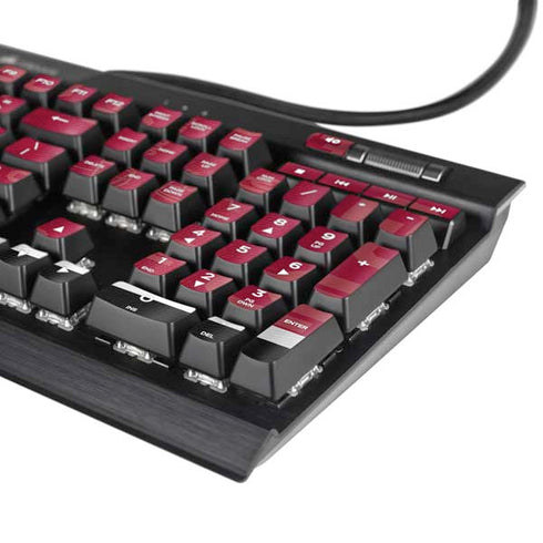 University of Oklahoma Split Jersey K95 RGB PLATINUM Mechanical Gaming Keyboard Skin