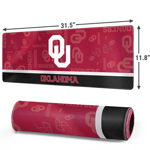 University of Oklahoma Split Jersey Gaming Mouse Pad
