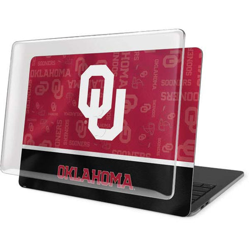 University of Oklahoma Split Jersey MacBook Pro 13in (2020) Case plus Skin