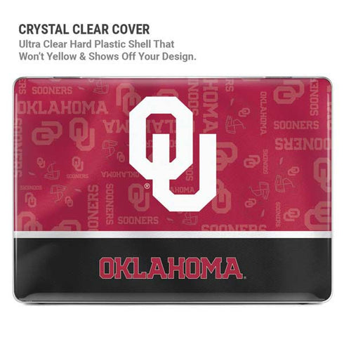 University of Oklahoma Split Jersey MacBook Pro 13in (2020) Case plus Skin