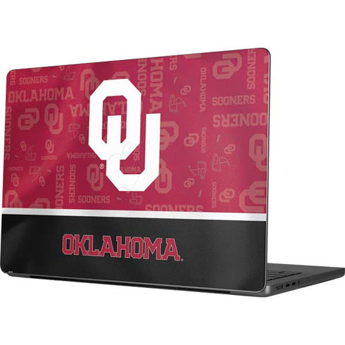 University of Oklahoma Split Jersey MacBook Pro 14in (2021-24) Skin