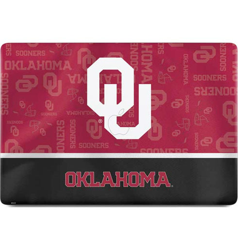 University of Oklahoma Split Jersey MacBook Skins