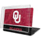 University of Oklahoma Split Jersey MacBook Pro 15in (2016-19) Case plus Skin