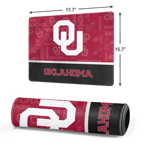 University of Oklahoma Split Jersey Gaming Mouse Pad