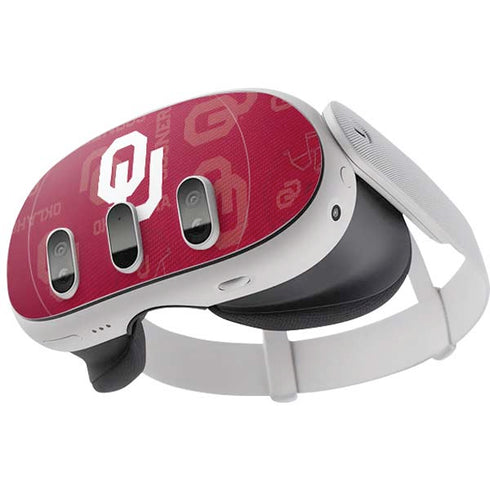 University of Oklahoma Split Jersey Meta Quest 3 Skin