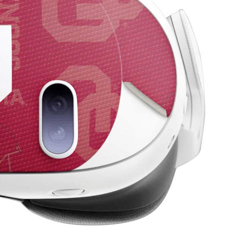 University of Oklahoma Split Jersey Meta Quest 3 Skin