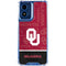 University of Oklahoma Split Jersey Moto G 5G (2024) Clear Case