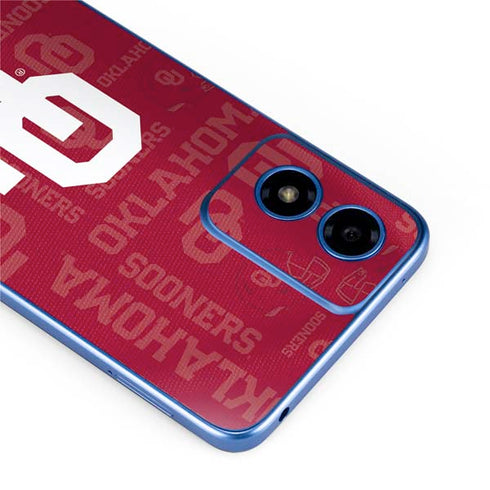 University of Oklahoma Split Jersey Moto G Play 4G (2024) Skin