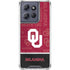 University of Oklahoma Split Jersey Moto G Play 5G (2025) Clear Case
