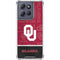 University of Oklahoma Split Jersey Moto G Stylus 5G (2025) Clear Case