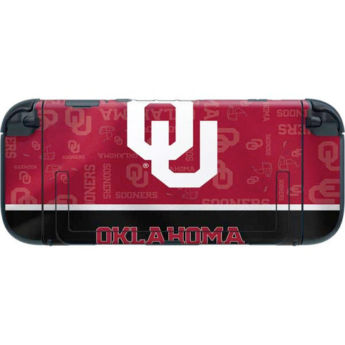 University of Oklahoma Split Jersey Nintendo Switch 2 (2025) with Joy-Con Skin