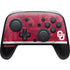 University of Oklahoma Split Jersey Nintendo Switch 2 (2025) Pro Controller Skin