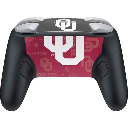 University of Oklahoma Split Jersey Nintendo Switch 2 (2025) Pro Controller Skin