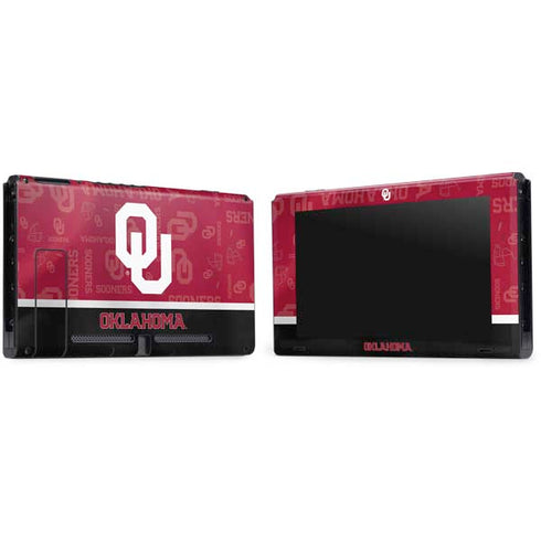 University of Oklahoma Split Jersey Nintendo Switch Bundle Skin