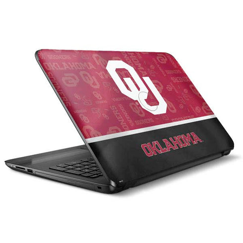 University of Oklahoma Split Jersey HP Notebook Skin
