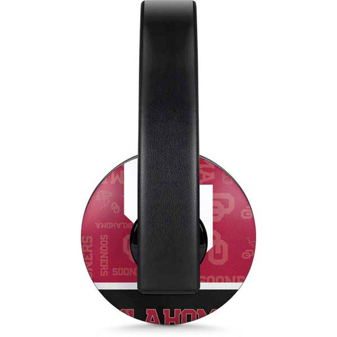 University of Oklahoma Split Jersey PlayStation 4 Gold Wireless Headset Skin
