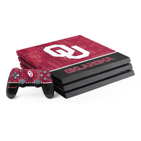 University of Oklahoma Split Jersey PS4 Pro Bundle Skin