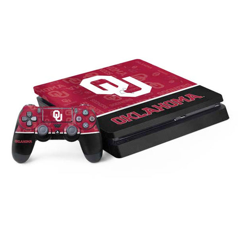 University of Oklahoma Split Jersey PS4 Slim Bundle Skin